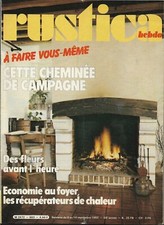 RUSTICA Hebdo + N° 663, 1982 + Construire une CHEMINEE + Couverture tuiles béton