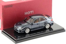 1:43 Ebbro Subaru WRX STI A-Line 4 Portes Gris Métallique