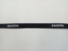 Ruban parfumeur Chanel,égoïste,noir et argent, largeur 1 cm, longueur 30 cm