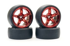 Roues drift rouge brillant - roues,