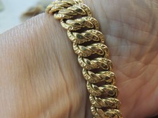 Gourmette maille américaine