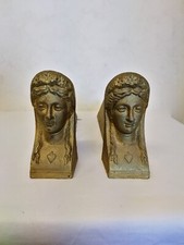 Paire De Chenet En Fonte