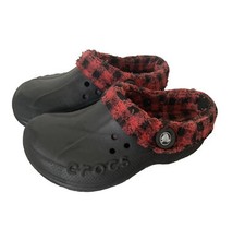 Crocs Mules/Sabots Avec Doublure Unisexe Classic Noir Rouge Taille J2 / 33-34 EU