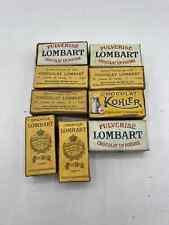 lot de DESSUS de boite