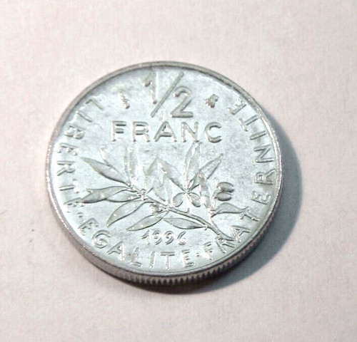 Franc - 1/2, centimes)
