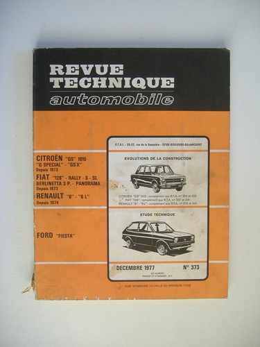Revue technique rta - revue,