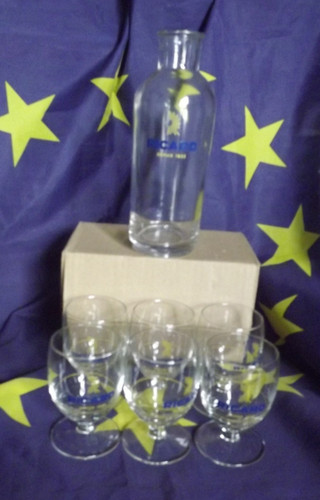 Lot verres ricard - 6, logo