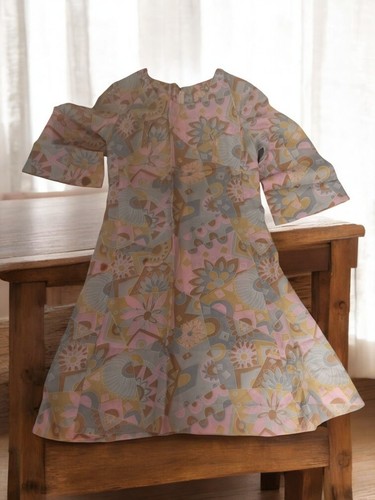 Robe vintage années motif - vintage,