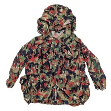 ?? Parka camouflage Alpenflage suisse – Veste militaire vintage avec capuche