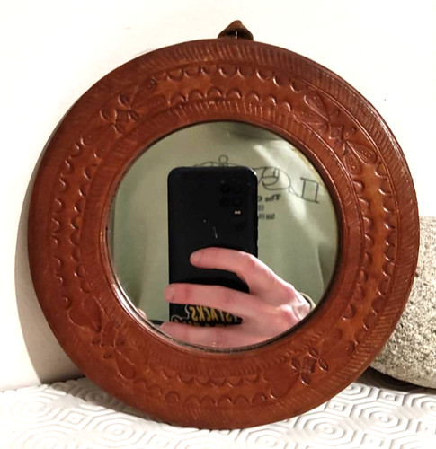 Miroir murale ancien - miroir,