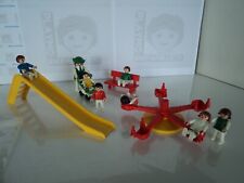 PLAYMOBIL vintage city enfants parc jeux tobogan tourniquet set 3416 de 1981 #1