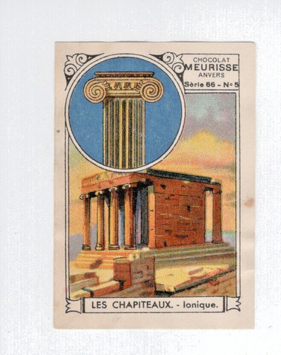 Chromo les chapiteaux ionique - les,