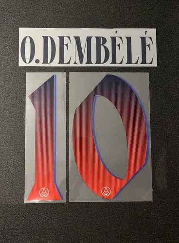 Flocage officiel psg dembélé - officiel,