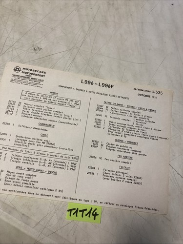 1975 motobécane motoconfort - 1975,