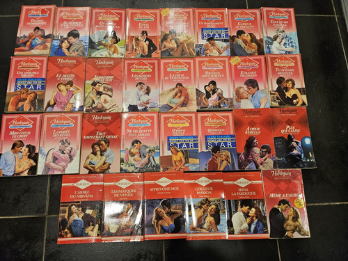 Lot livres harlequin - de,