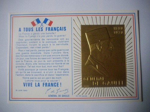 Timbre neuf sur carte - neuf,