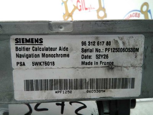 9631261780 autoradio peugeot - autoradio,