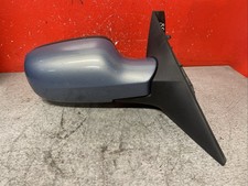 Rétroviseur Retro Droit Rabattable Électriquement Renault Scenic 2 Coque Bleu