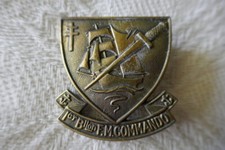 insigne 1° Bllon F.M. fusiliers Marins commando patine différente