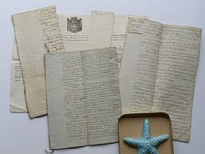 Lot Documents Manuscrits