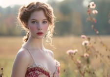 8x10 Elegant Female Portrait