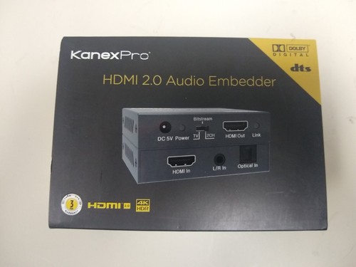 Kanexpro hdmi 0 audio - 4k,