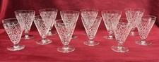 SAINT LOUIS ASTRID SET CRYSTAL GLASSES SERVICE DE VERRES CRISTAL GRAVÉ ART DECO