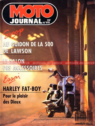 Moto journal 919 - , essai