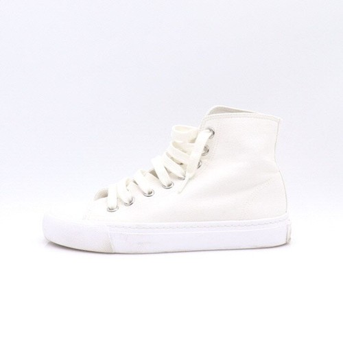 Prada white canvas high top - white,
