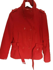 Manteau femme rouge élégant