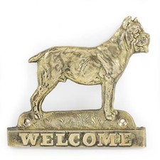 Cane Corso - Plaque En Laiton