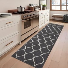 Tapis de Cuisine Antidérapant 60 x 180 cm Tapis de Cuisine Devant Evier Anti-...