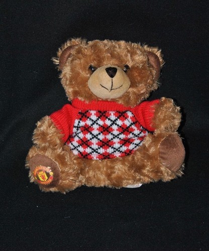 Peluche doudou ours manchester - peluche,