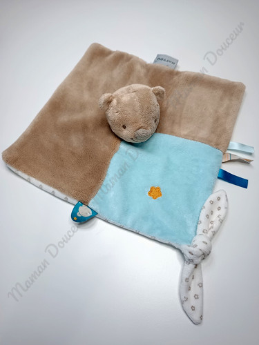 Doudou plat carré - plat, basile