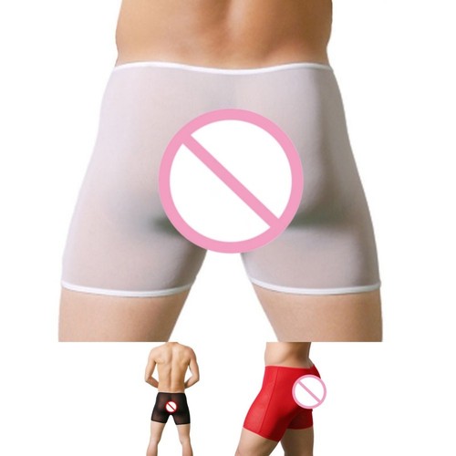 Boxer homme transparent slip