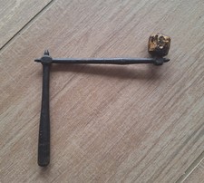 ANCIENNE CLE D'HORLOGE COMTOISE CARRE DE 5 MM MECANISME REMONTOIR