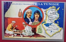 CARTES  Edition spéciale Produits du Lion Noir-Colonies françaises TUNISIE