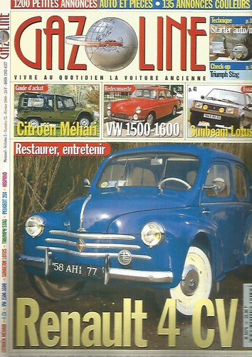 Gazoline renault 4cv - n°32, /