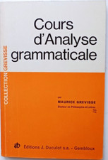 Cours d'Analyse grammaticale -