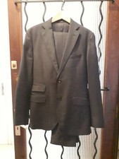 Costume homme taille 48 Massimo Dutti Grise foncé