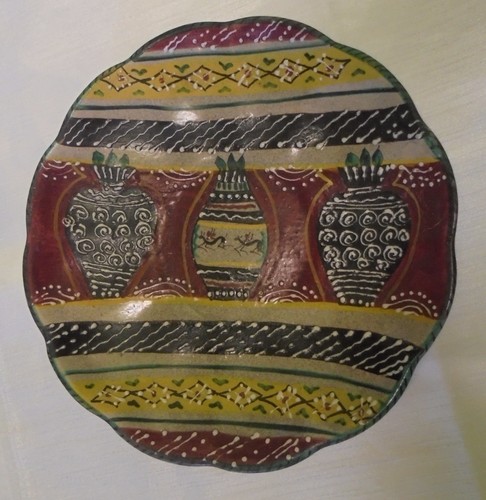 Ancienne assiette décorative - ancienne,