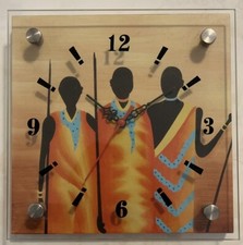 horloge pendule peinture