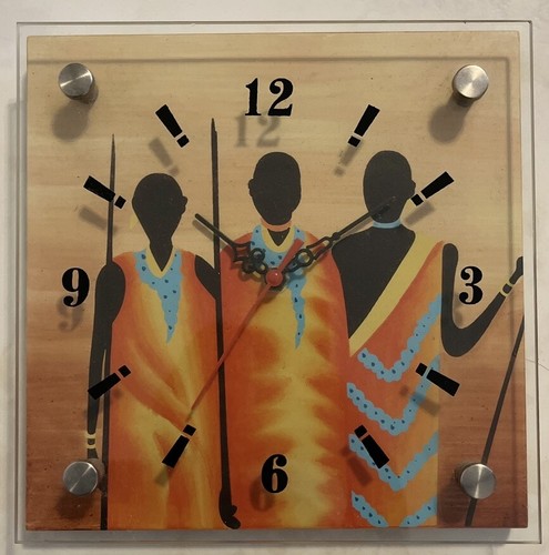 Horloge pendule peinture - horloge,