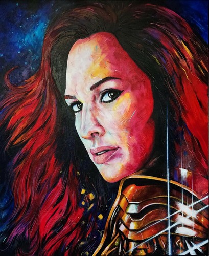 Tableau wonder woman pop - woman,