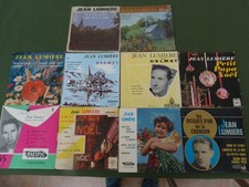 LOT DE 10 45T JEAN LUMIERE