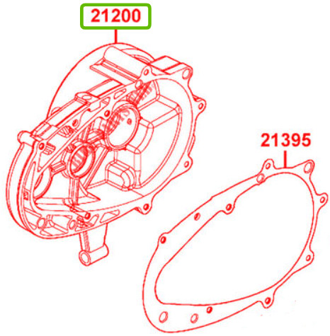 Boitier transmission kymco - de,
