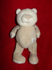 Doudou Peluche Happy Horse HH Ours Beige Tissus Eponge et Corps Polaire