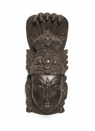Ancienne sculpture masque - ancienne,