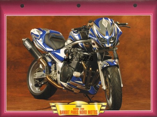 Fiche moto suzuki gsf 1200 - suzuki,