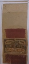 Ancienne    allumettes   soufrées  France BN20000